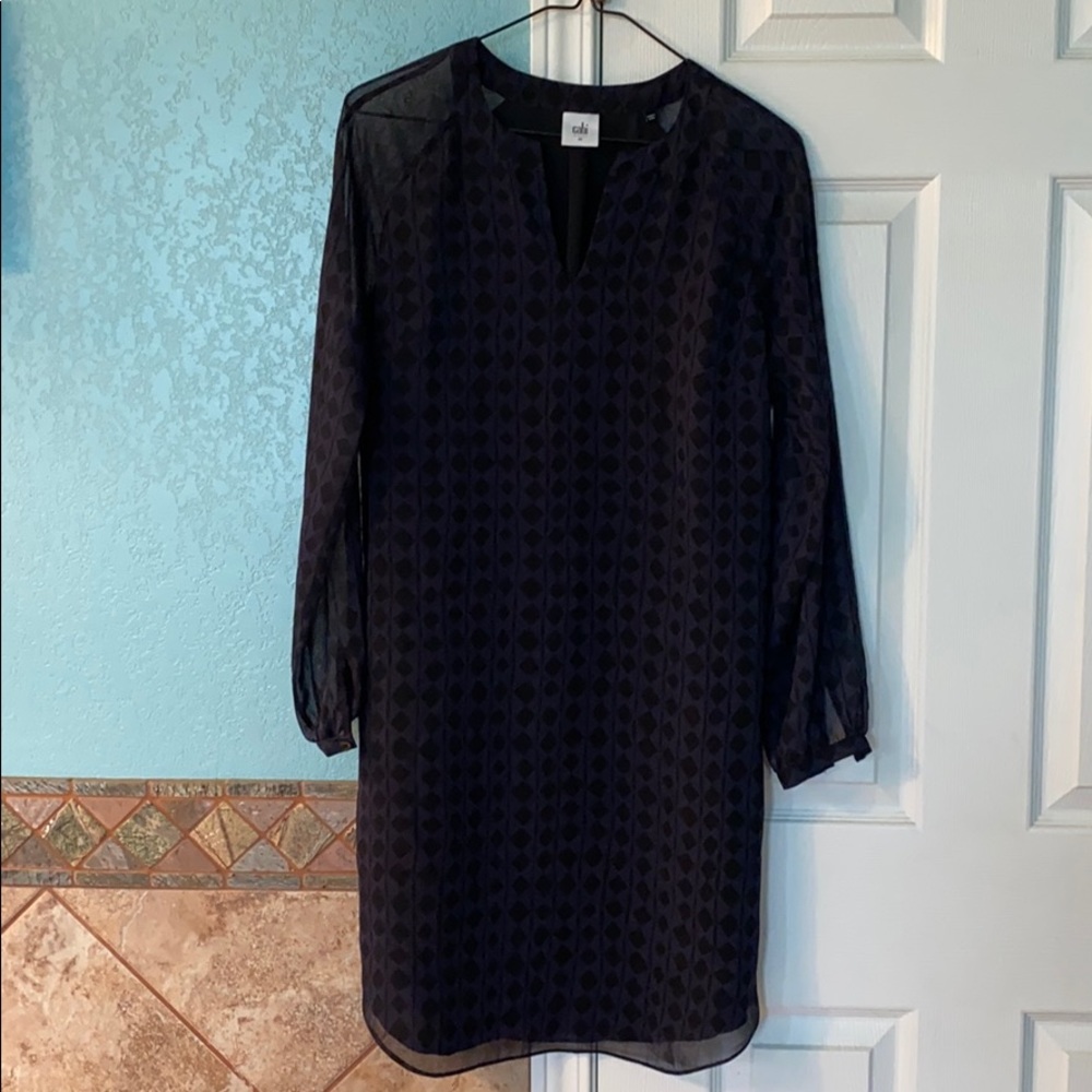 CAbi Harlequin Dress size XS